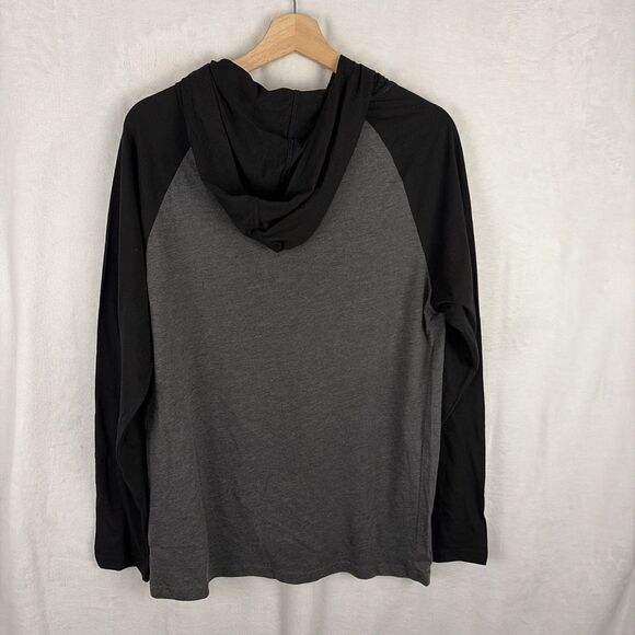 Oregon Ducks Pullover Lightweight Hoodie Black Gray Size Medium NWT - Picture 4 of 5